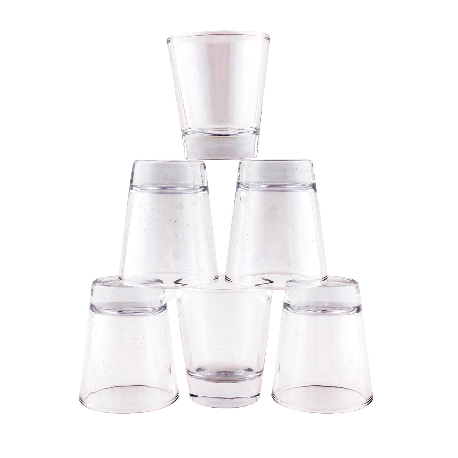 BarConic® 1.75oz Irregular Shot Glasses - Bulk Pack of 72 - Perfect for Bars, Parties, and Home Entertaining