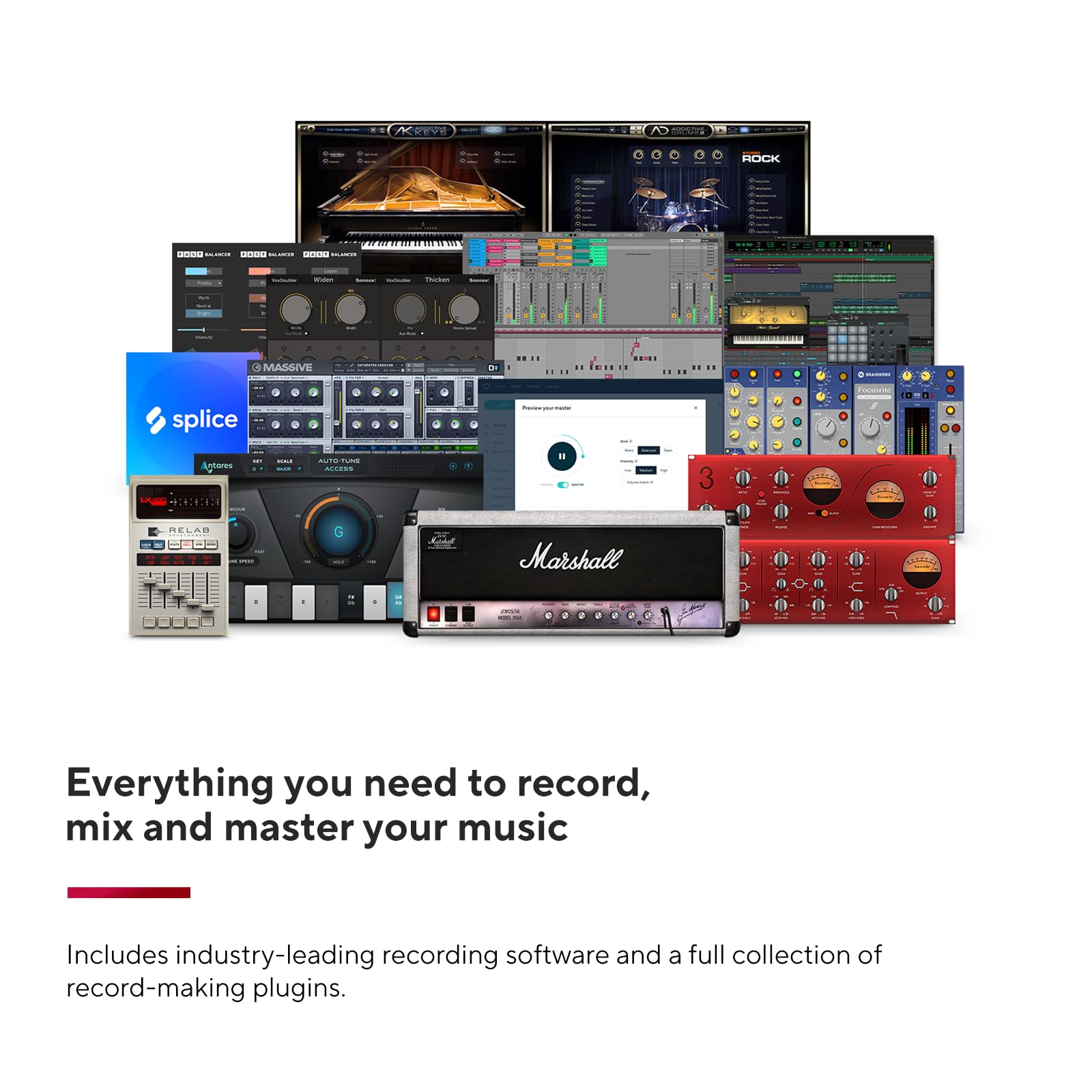 Focusrite Scarlett 2i2 4th Gen USB Audio Interface - Professional Studio Recording, Streaming & Podcasting with High-Fidelity Sound | Perfect for Home Studios, Music Production & Content Creation