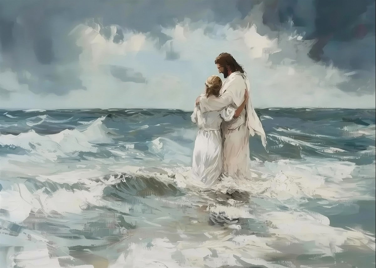 Be Still By Gabriel Heaton - Inspirational Christian Wall Art Decor for Home, Office & Church - Perfect for Prayer Rooms, Bedrooms & Gifts