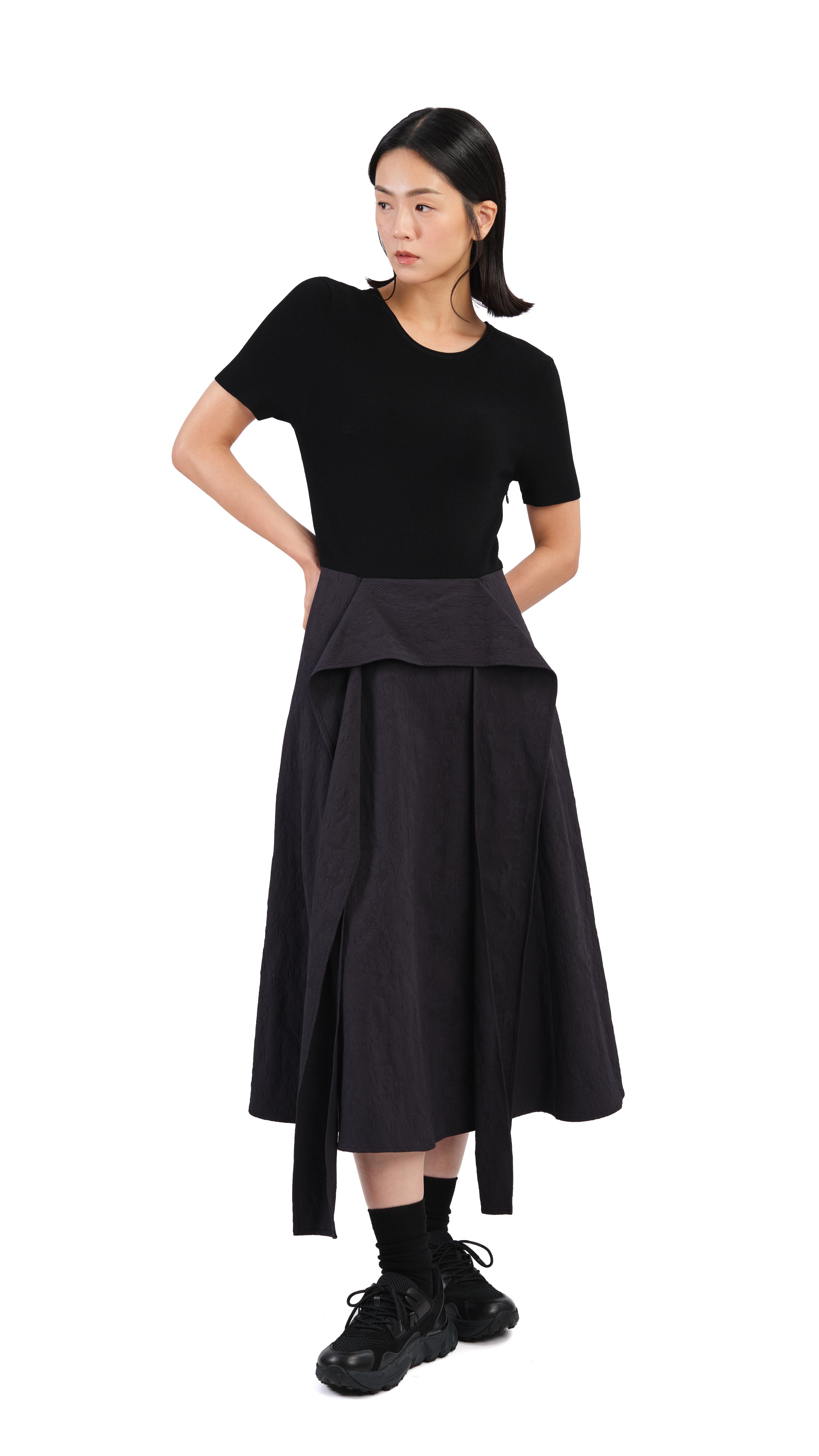 Elegant Tie Waisted Dress for Women - Flattering A-Line Summer Dress with Adjustable Belt - Perfect for Office, Party & Casual Outings