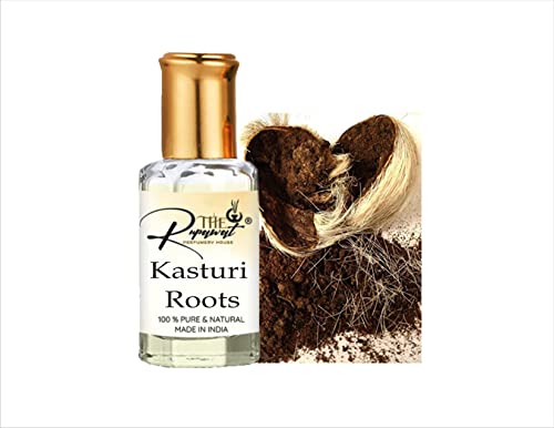 Premium Kasturi Roots Attar Perfume for Men & Women - 100% Pure Natural Alcohol-Free Long Lasting Fragrance Oil (12ml) - Ideal for Daily Wear, Special Occasions & Aromatherapy