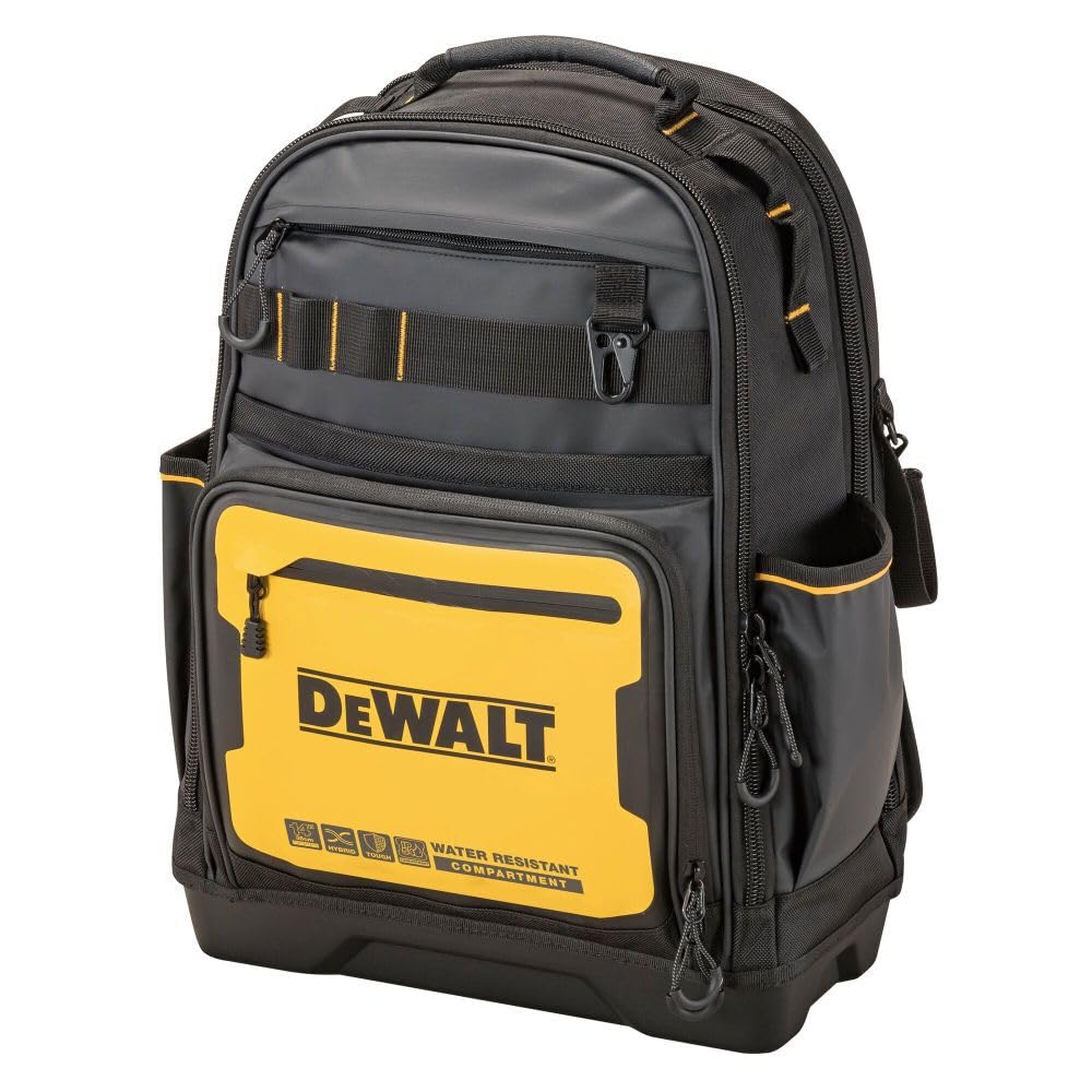 DEWALT DWST560102 Durable Water-Resistant Tool Backpack for Storage & Organization – Perfect for Construction, Electricians, and DIY Projects