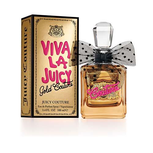 Viva La Juicy Gold 100ml Eau de Parfum for Women by Juicy Couture - Floral Fruity Perfume for Date Night & Special Occasions