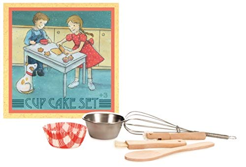 Egmont Toys Cupcake Baking Set with Recipe - 12 Piece Kids Baking Kit for Pretend Play & Real Baking - Perfect for Birthday Parties, Playdates & Family Fun