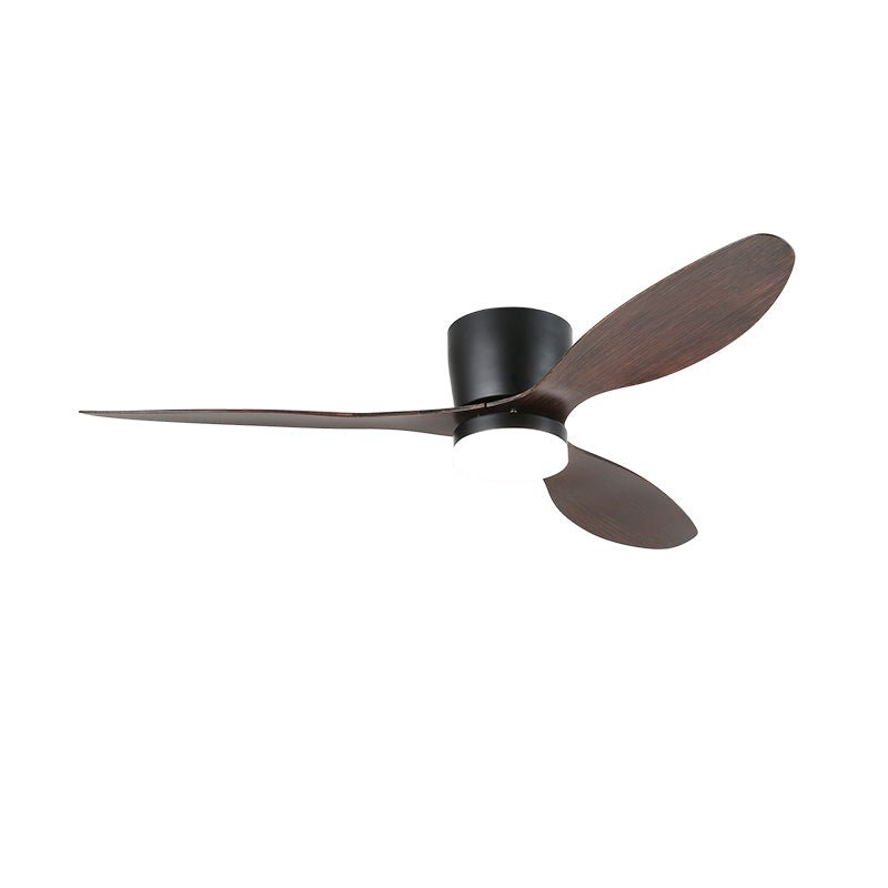 High-Efficiency Aerodynamic Wooden Ceiling Fan with Light - 42/52 Inch for Living Room, Bedroom & Outdoor Use