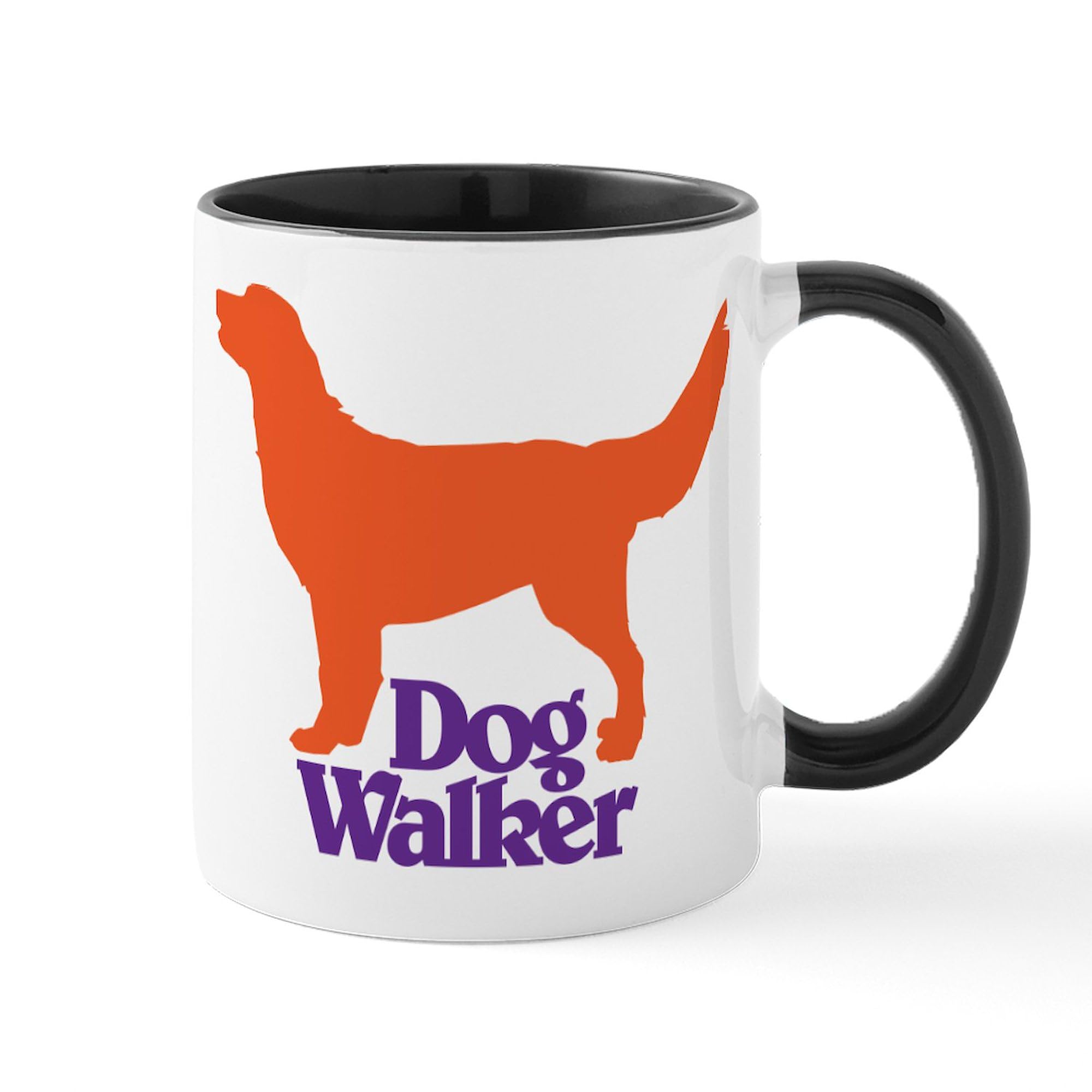 11 oz (325 ml) Ceramic Coffee Mug - Dog Walker Design by CafePress | Perfect for Dog Lovers, Morning Coffee, Office Use & Gifts