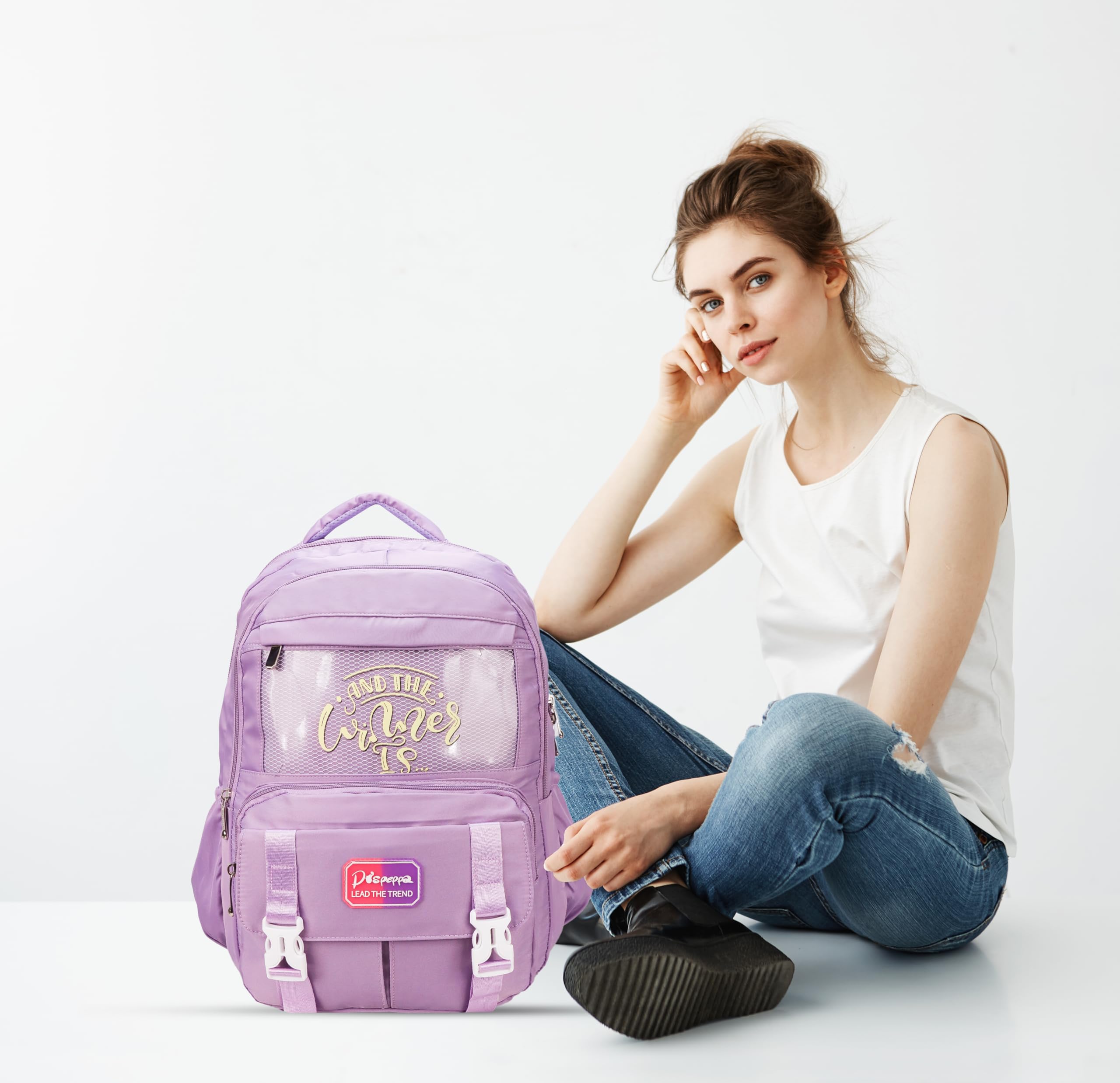 Stylish Korean Kawaii Girls Backpack - Large Capacity 18 Inch Aesthetic Laptop Bag for School & Travel | Water-Resistant Cute Bookbag for Teens & College Students | Perfect for Daily Use, Campus Life & Weekend Getaways