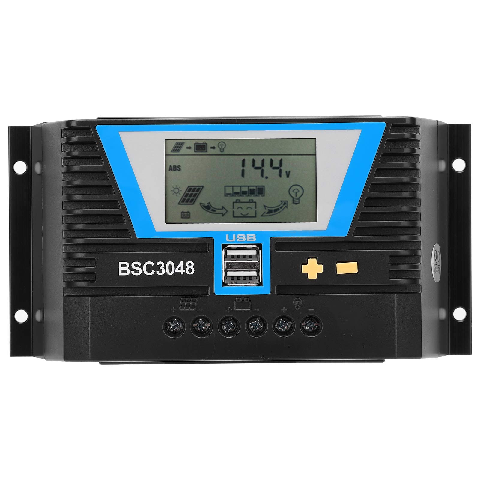 Solar Charge Controller BSC3048 for Batteries - Renewable Energy Power Control for Home & RV Use