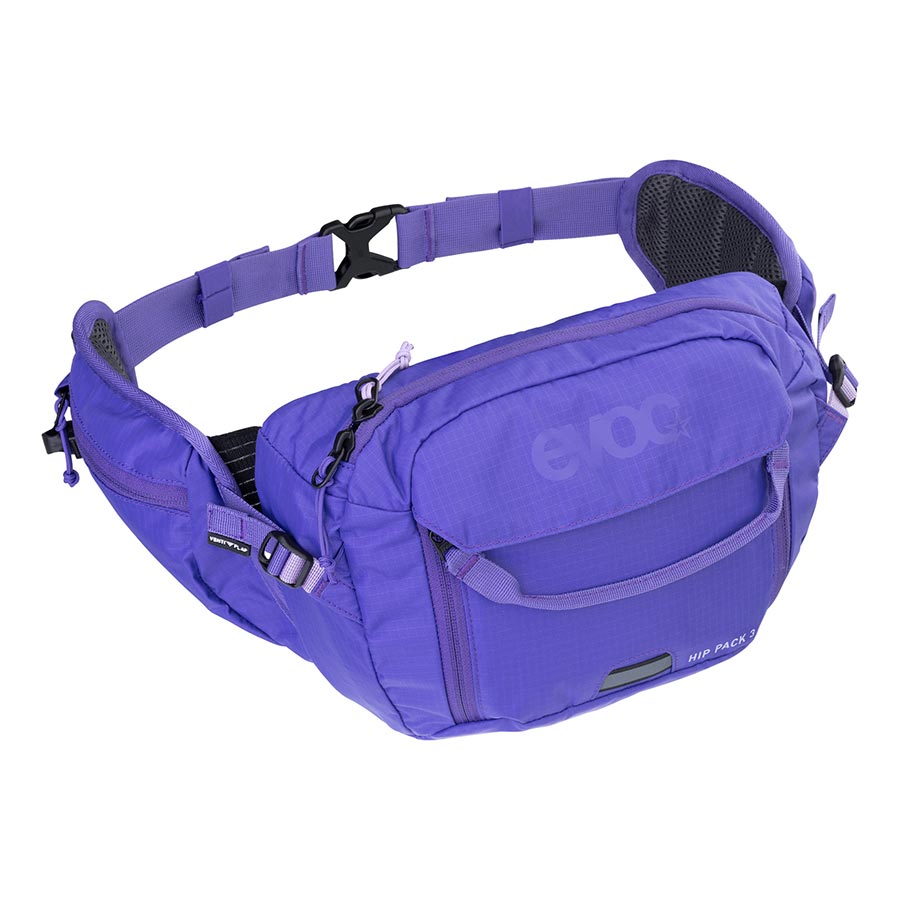EVOC Hip Pack 3 + 1.5L Hydration Bladder - Lightweight Running Belt for Hiking, Cycling & Outdoor Adventures