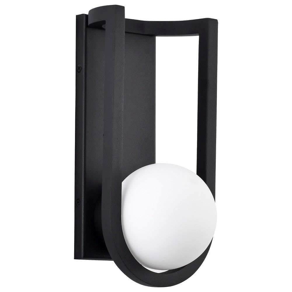 Nuvo Lighting 45923667138 Black LED Wall Lantern - Outdoor Porch Light, Patio Lighting, Garden & Entryway Illumination