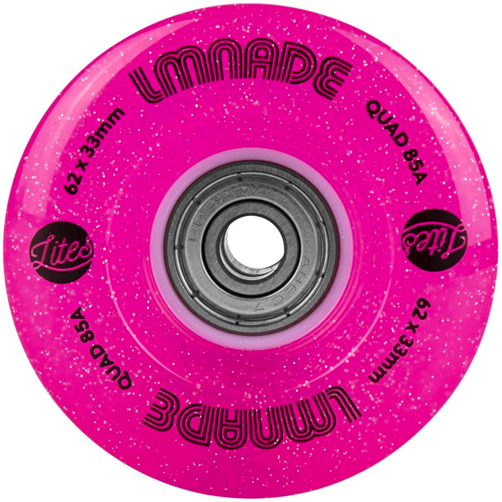 Lmnade LED Lights for Skateboard Wheels and Bearings - 4 Pack - Glow in The Dark for Night Skating and Outdoor Activities