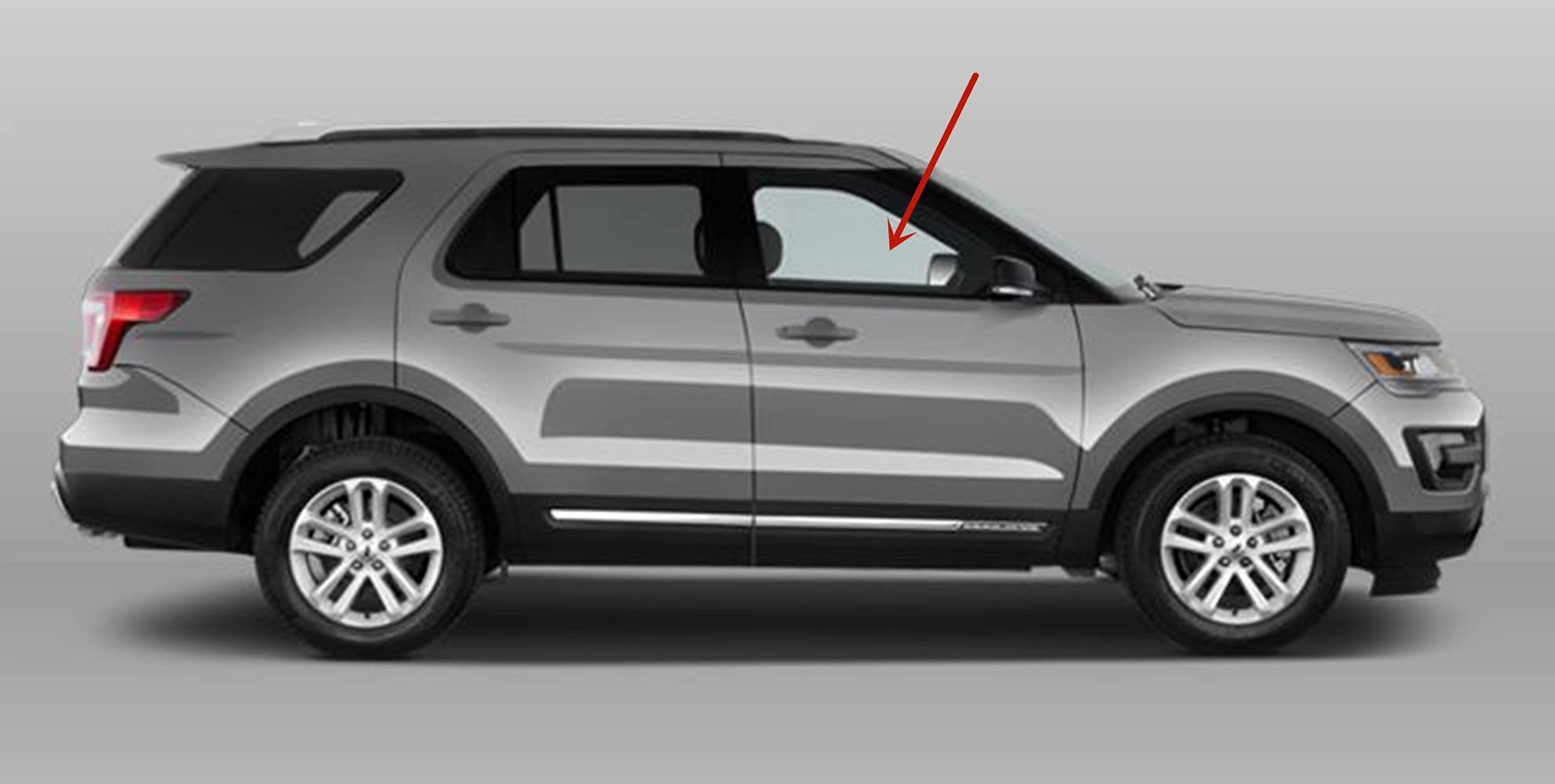 Tempered OE Passenger Right Side Front Door Glass Window Replacement for Ford Explorer 2011-2019 Models - Perfect Fit, Durable & Safe for Daily Driving and Road Trips