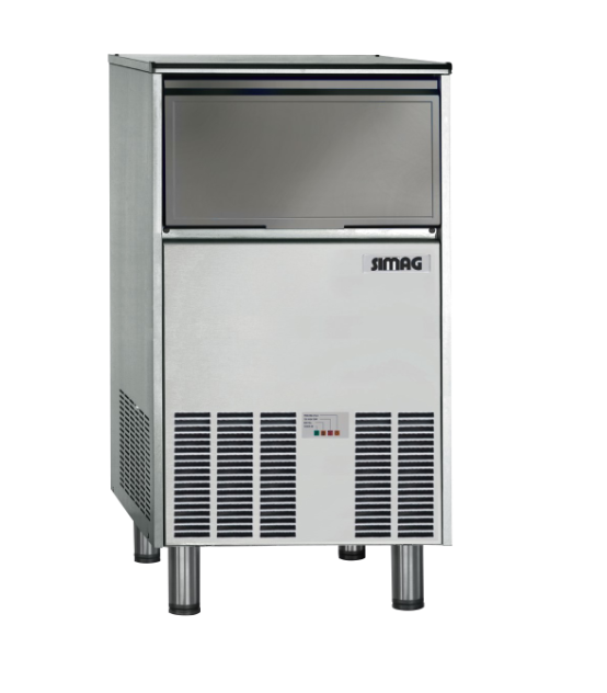 Simag SCH65 127 lb Self-Contained Ice Maker Machine - Air Cooled Commercial Ice Maker 115V for Restaurants, Bars, and Hotels