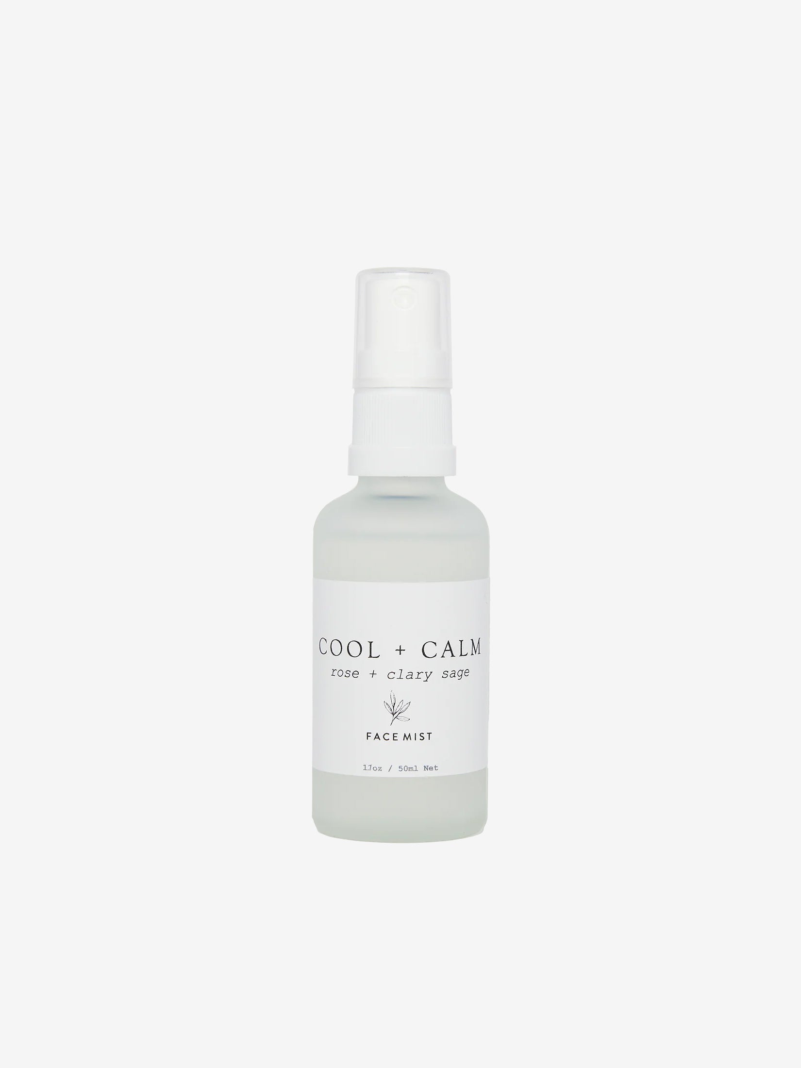 Forage Botanicals Cool & Calm Facial Mist Spray - Hydrating & Soothing Rosewater Toner for Dry & Sensitive Skin - Perfect for Travel, Gym & Post-Workout Refreshment