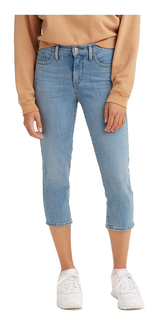 Levi's Women's 311 Shaping Capri Jeans - High Waist Slimming Stretch Denim Pants for Casual Wear & Summer Outfits