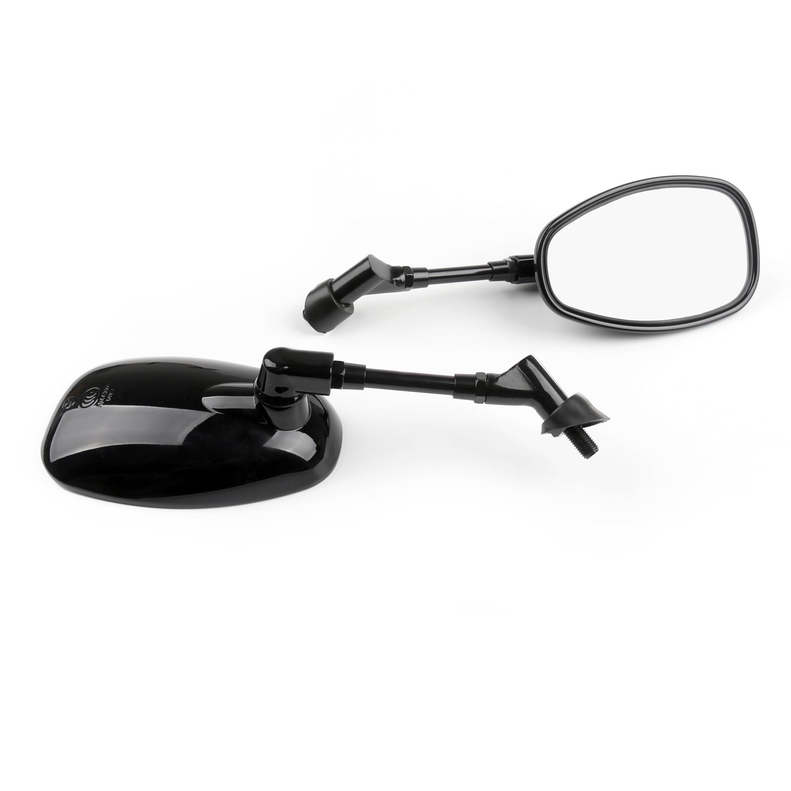 10mm Universal Motorcycle Rear View Mirrors - Compatible with Suzuki GSF250 Bandit 250/400/600 & SV1000 - Durable Adjustable Safety Mirrors for Better Road Visibility - Perfect for Highway Cruising and City Commuting