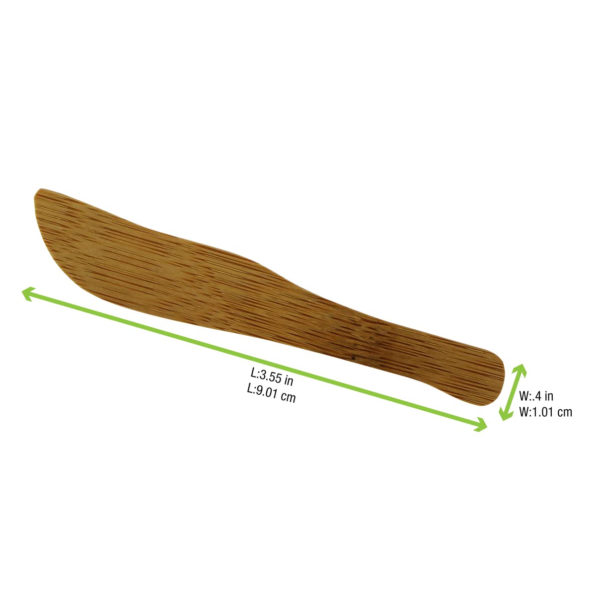 Eco-Friendly Disposable Bamboo Mini Knives & Spreaders - Pack of 500 (3.5