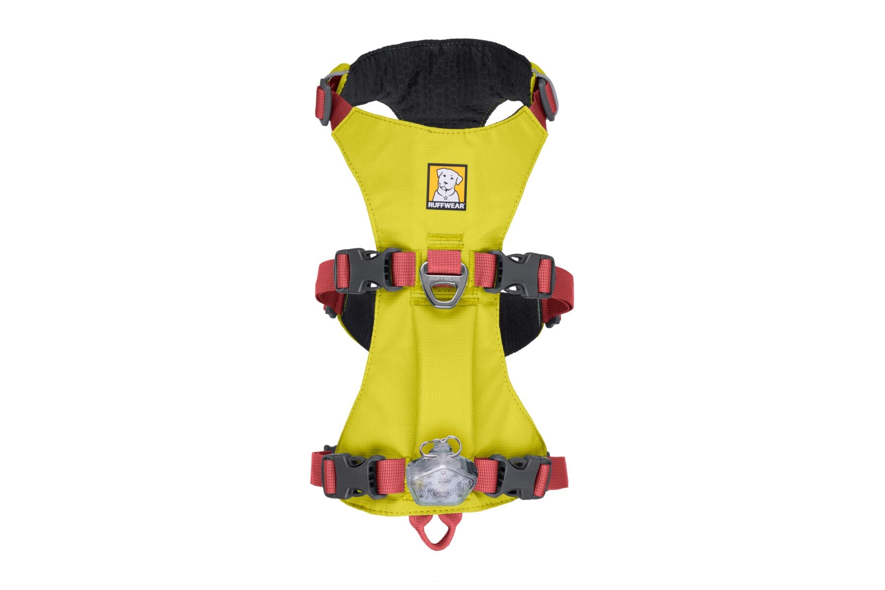 Ruffwear Flagline Harness® - Adjustable Multi-Use Dog Harness in High-Visibility Lichen Green for Hiking, Running & Outdoor Adventures