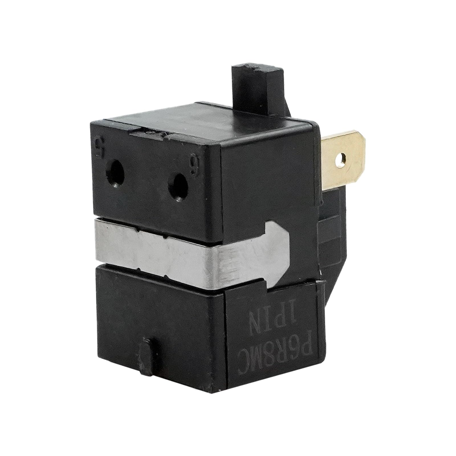 P6R8MC OR1001 PTC Start Relay Refrigerator Compressor Starter 1 Pin Replacement for LG Magic Chef Refrigerator - Compatible with 6749C-0014E, PS9865140, AP5949339 Models - Ideal for Refrigerator, Dehumidifier and Compressor Repair
