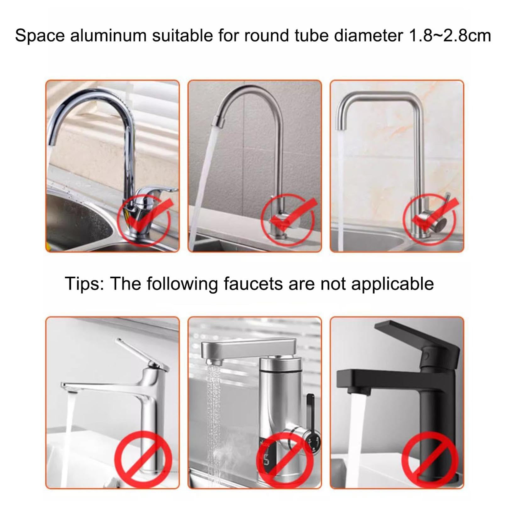 Stainless Steel Faucet Sponge Holder & Sink Caddy Organizer - Over the Faucet Hanging Drain Rack for Kitchen & Bathroom - No Drilling Required, Space Saving Sink Organizer (Silver) - Perfect for Small Kitchens, Apartments & RVs