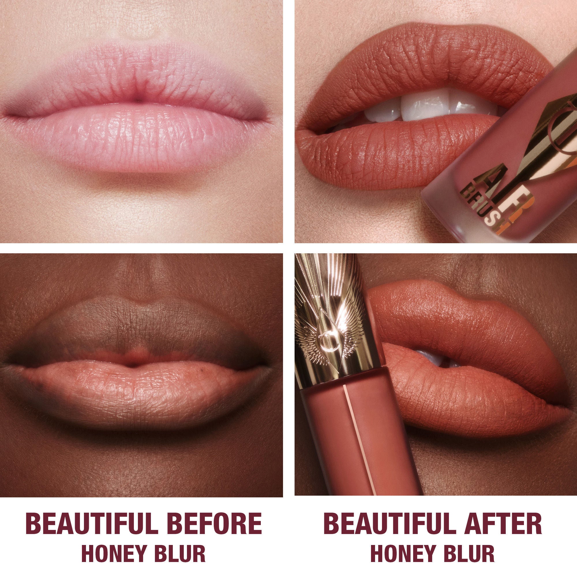 Airbrush Flawless Lip Blur - Matte Liquid Lipstick with Long-Lasting Color | Perfect for Everyday Wear, Date Night & Special Occasions