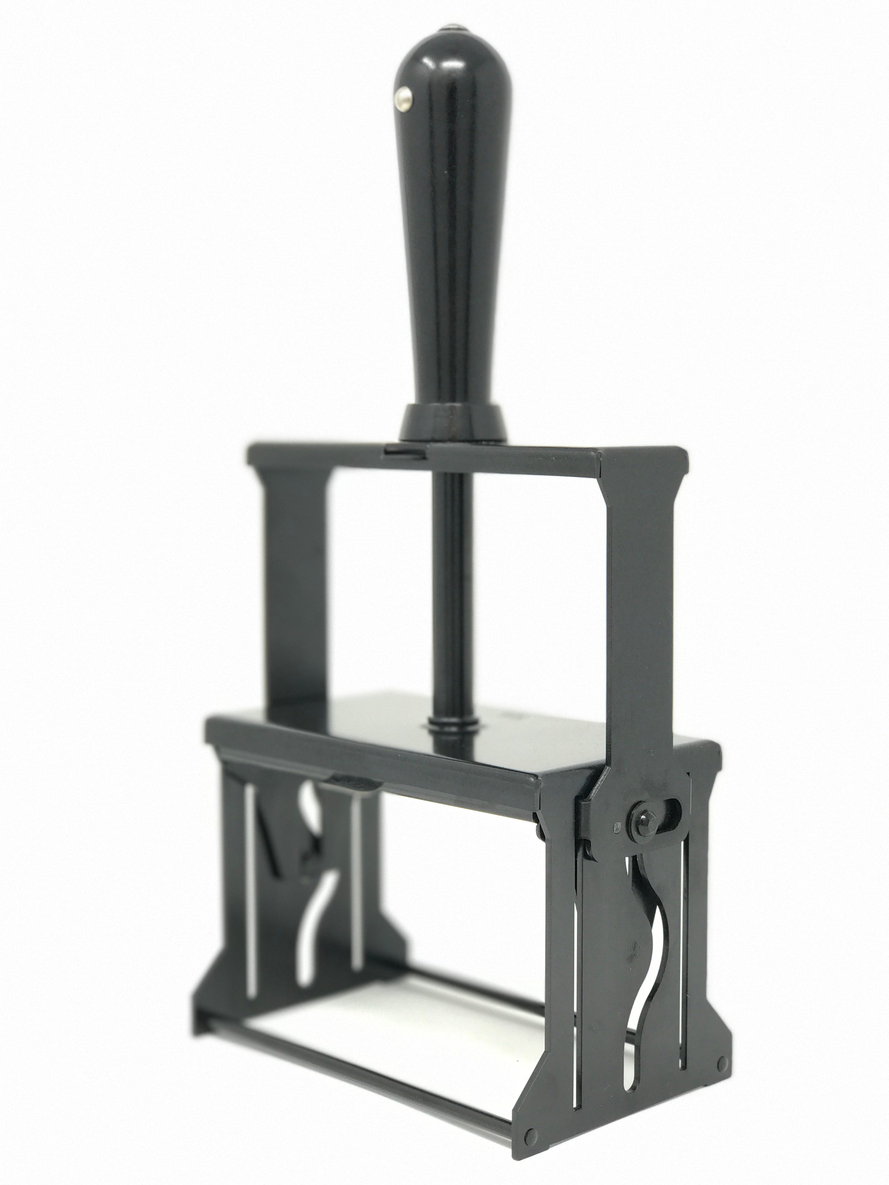 Self Inking Stamp - Black Ink & Black Handle for Office, Business, and Home Use - Perfect for Document Signing, Paperwork, and Crafting Projects