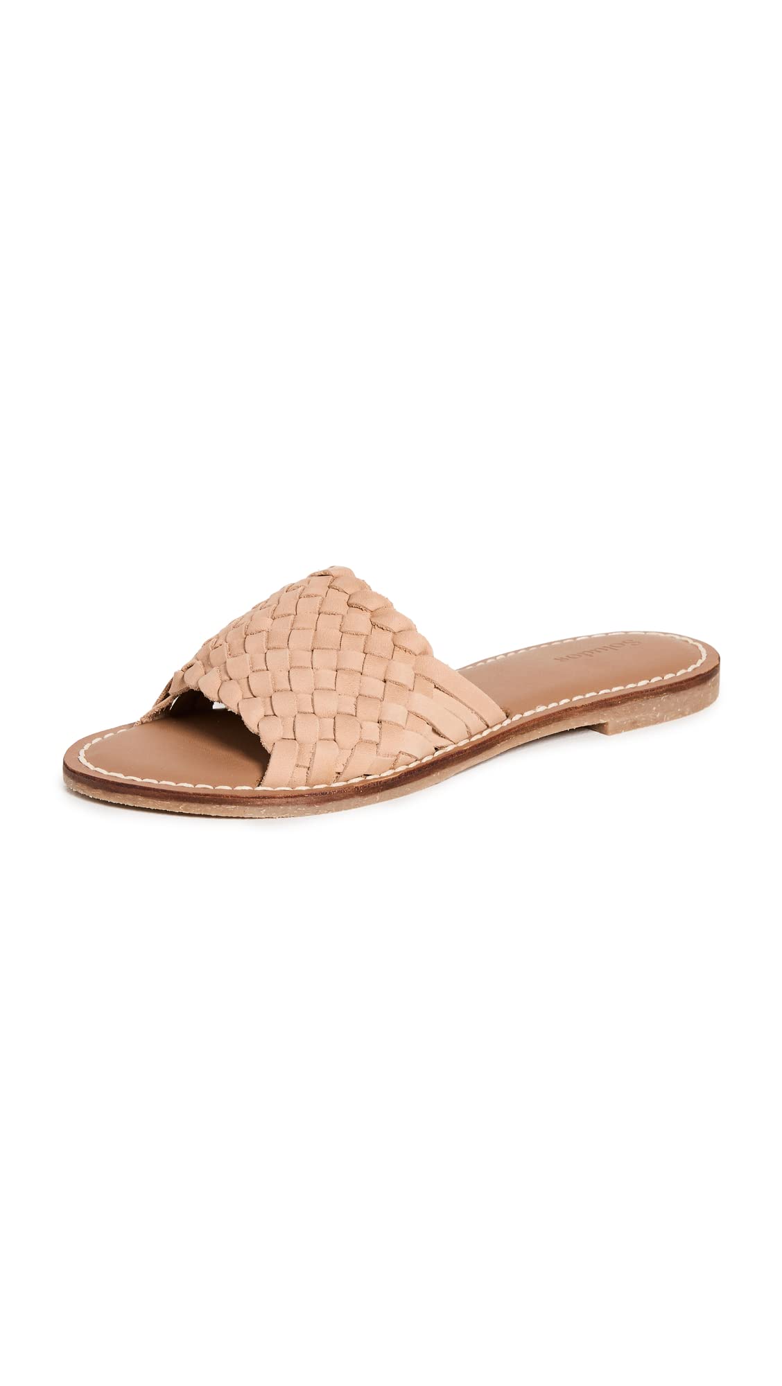 Soludos Women's Rose Woven Sandals - Comfortable Summer Slide Sandals for Beach, Pool, Vacation & Casual Outfits