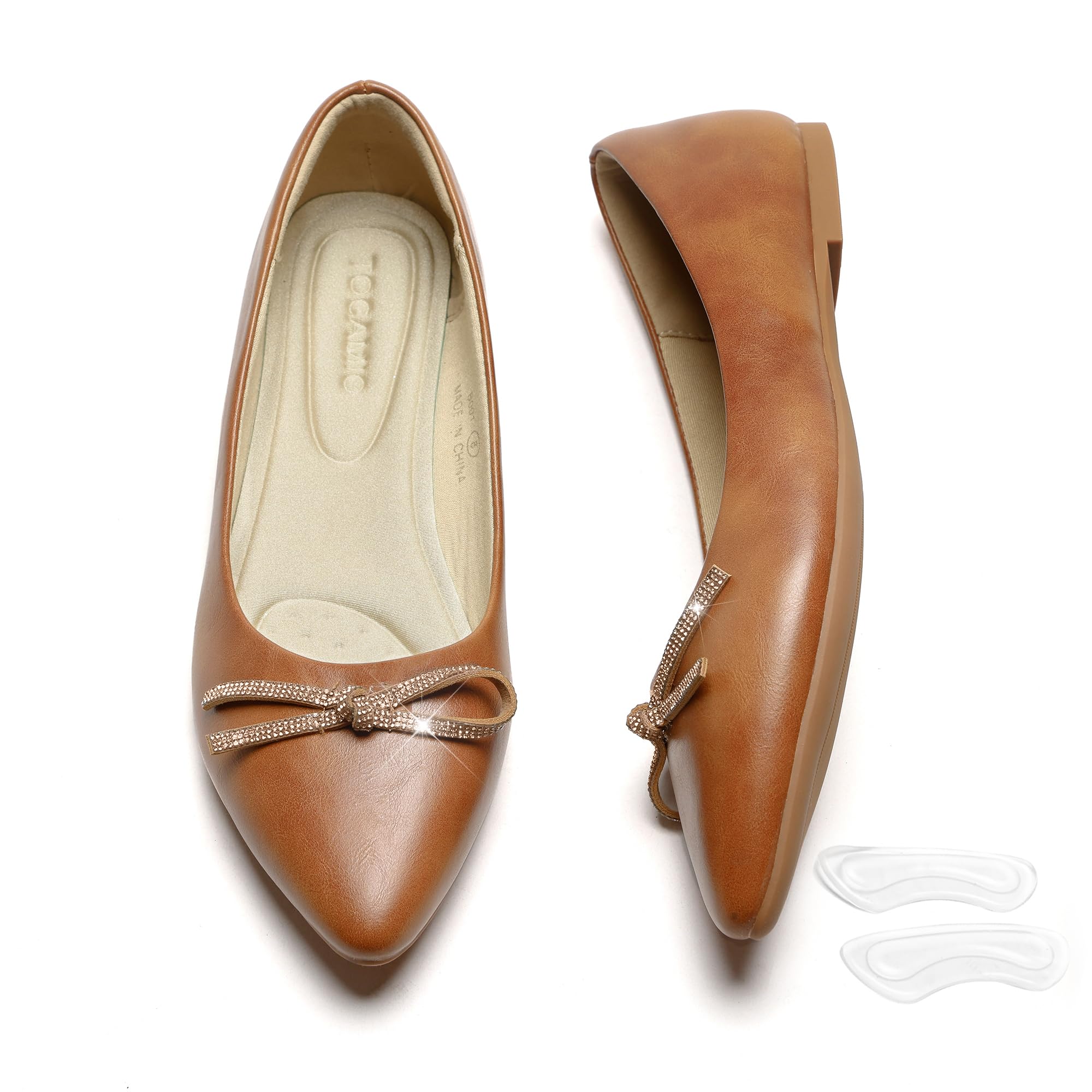 Women's Comfortable Flat Shoes - Classic Pointed Toe Slip On Dress Shoes for Office & Casual Wear | Perfect for Work, Commuting & Everyday Outfits