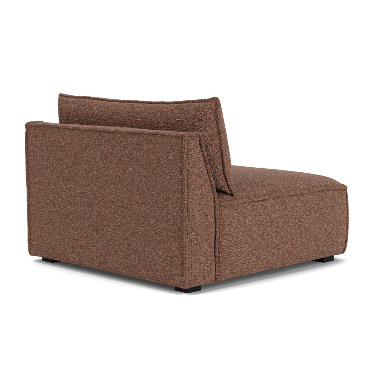 Daphne Boucle Modular 1-Seater Sofa (Armless) - Modern Living Room Furniture for Small Spaces & Apartments