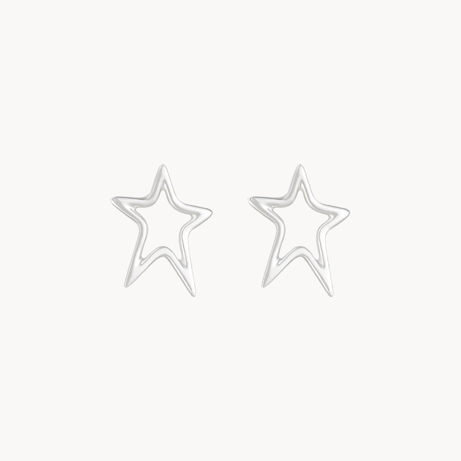 Bright Star Earrings - Sterling Silver Dainty Stud Earrings for Women, Perfect for Everyday Wear & Gift Giving