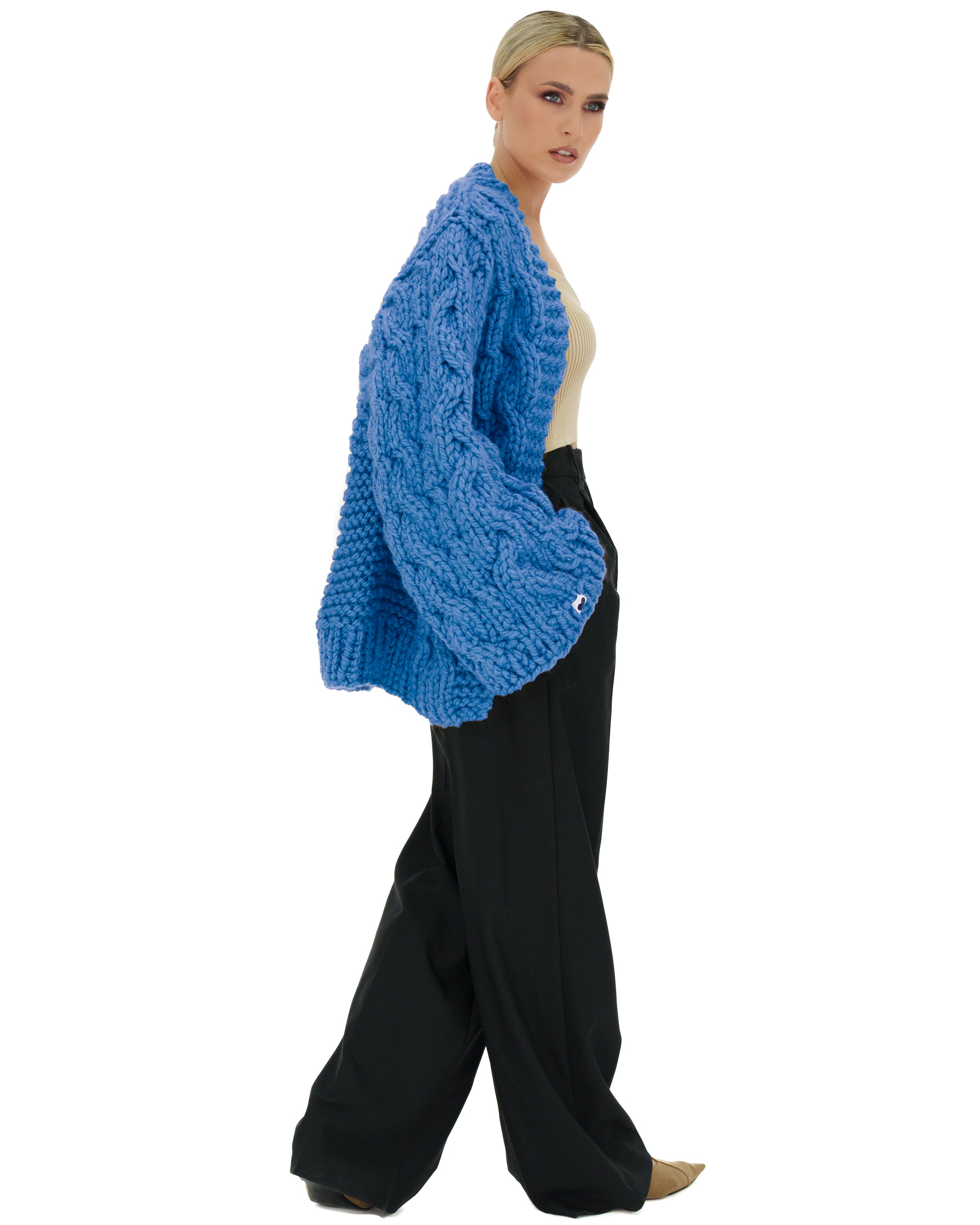 Cozy Cable Knit Cardigan Sweater for Women - Soft Chunky Knit Open Front Long Sleeve Wrap - Perfect for Fall, Winter & Layering Outfits