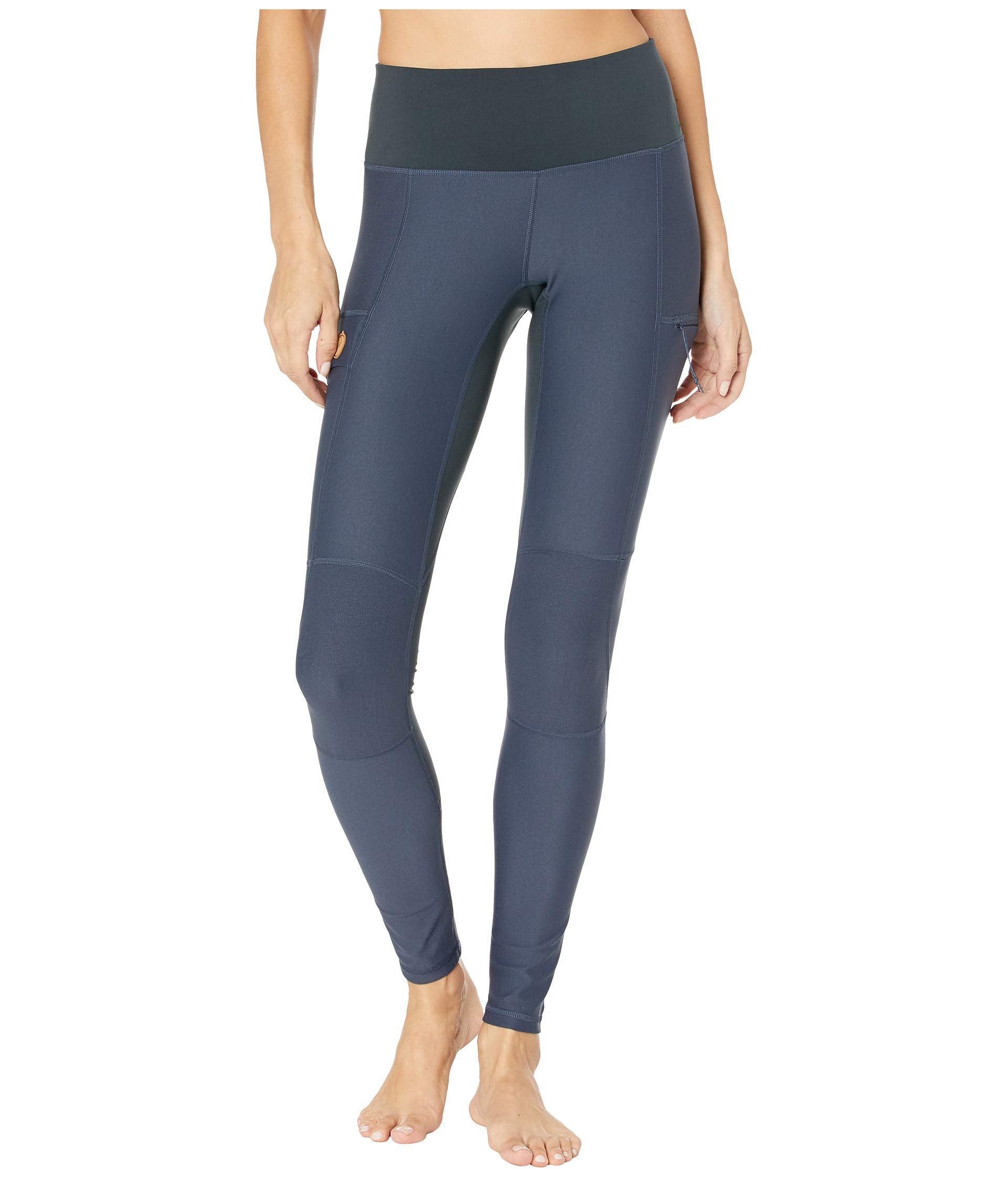 Fjällräven Abisko Trail Tights for Women - Navy/Dark Blue Hiking Pants - XS Size - Perfect for Outdoor Adventures & Mountain Trekking