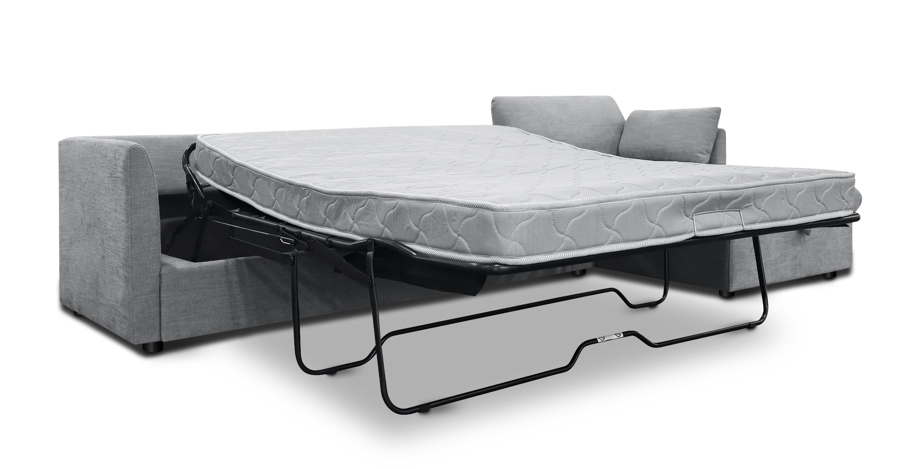Argos Right Facing Sleeper Sectional Sofa Bed - Convertible L-Shaped Couch with Storage | Modern Living Room Furniture for Small Spaces | Perfect for Apartments, Guest Rooms & Home Theater Seating
