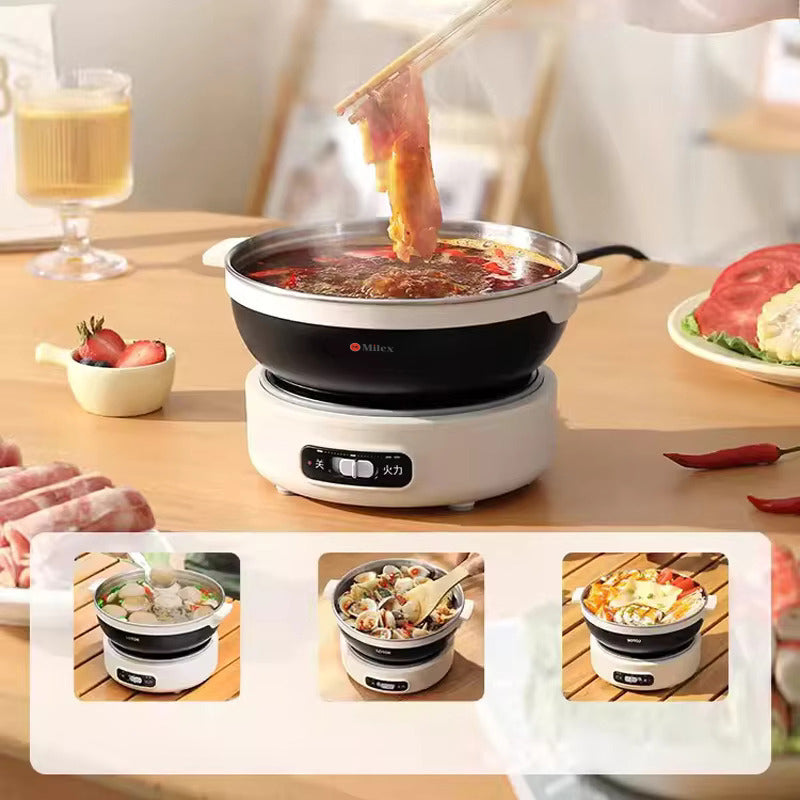Milex Insta Cooker - Electric Pressure Cooker, 6-in-1 Multi-Cooker with 10 Presets, Fast & Safe Cooking for Rice, Soup, Stew - Perfect for Home, Kitchen, Meal Prep & Healthy Eating
