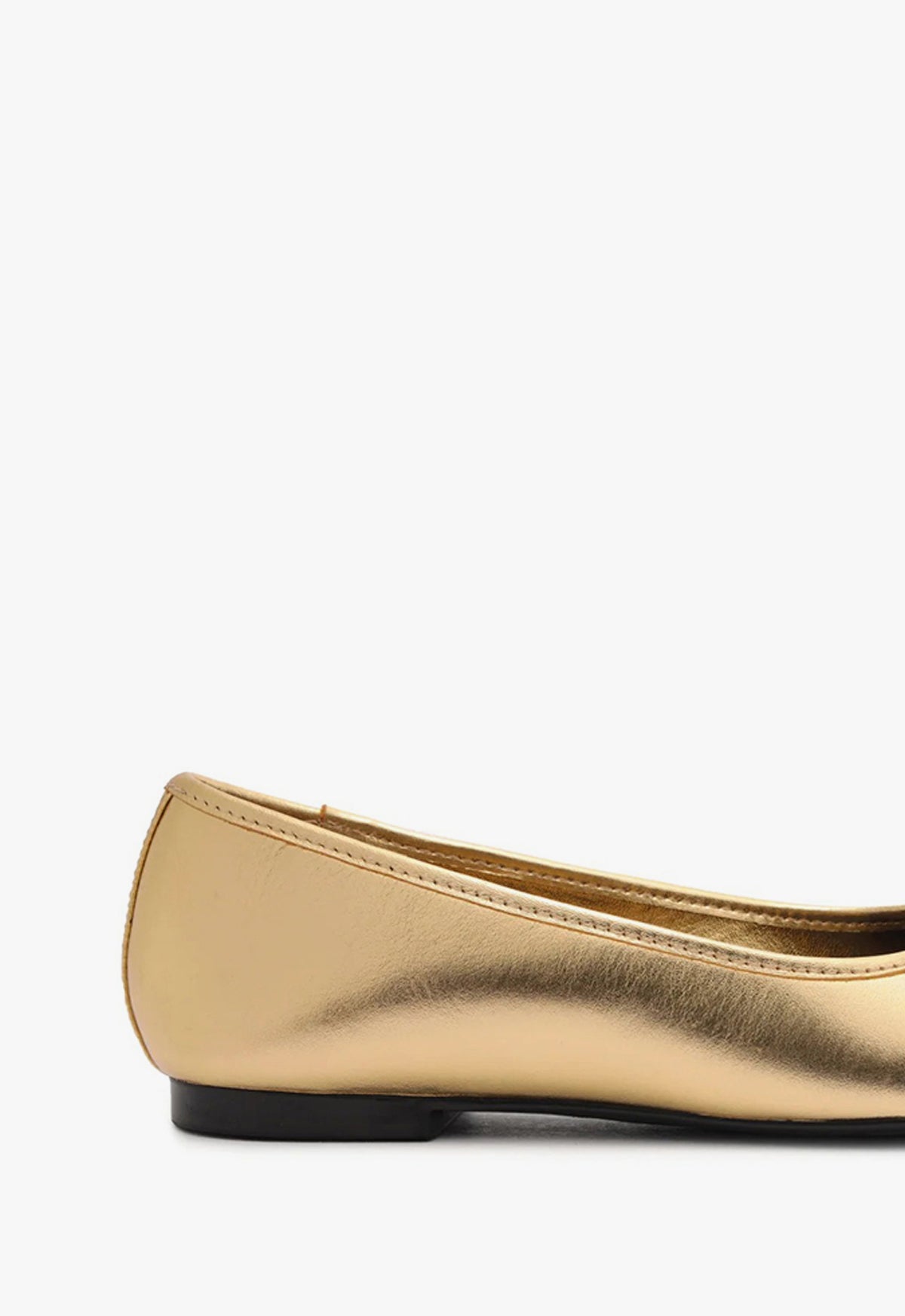 Arissa Women's Metallic Leather Ballet Flats - Comfortable & Stylish for Work, Travel & Everyday Wear