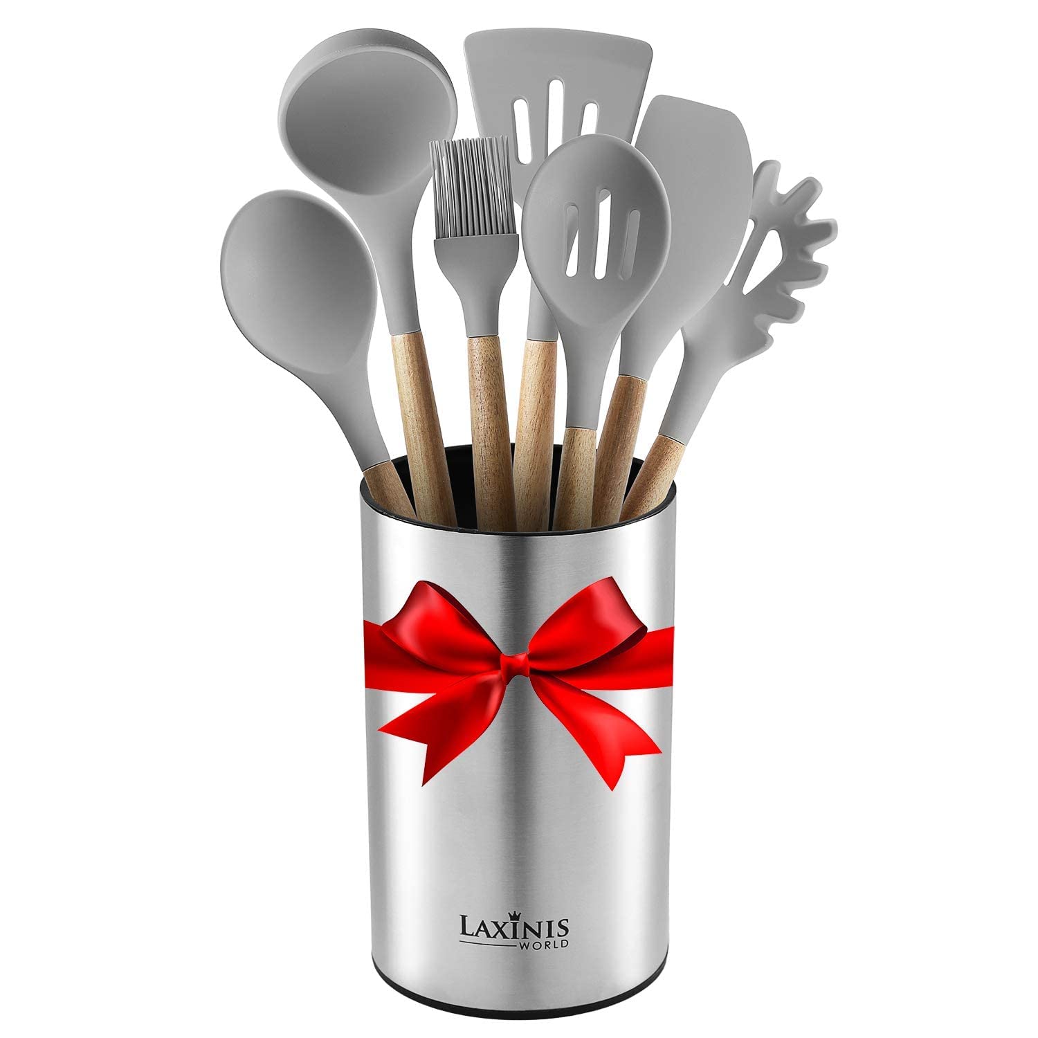Stainless Steel Kitchen Utensil Holder & Organizer - 7