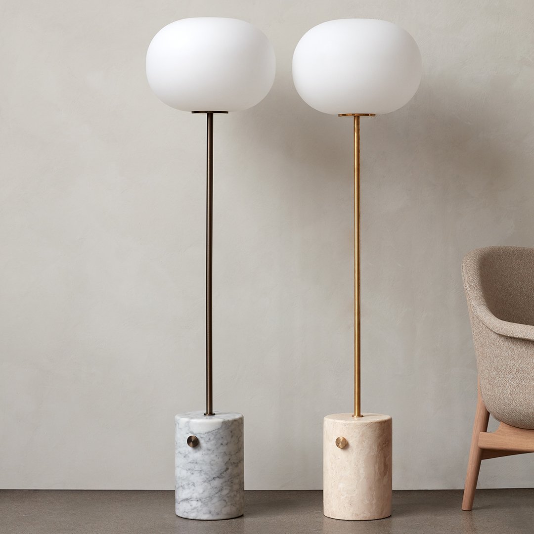 Jonas Wagell JWDA Floor Lamp by Menu - Modern Scandinavian Design for Living Room, Bedroom & Office Lighting