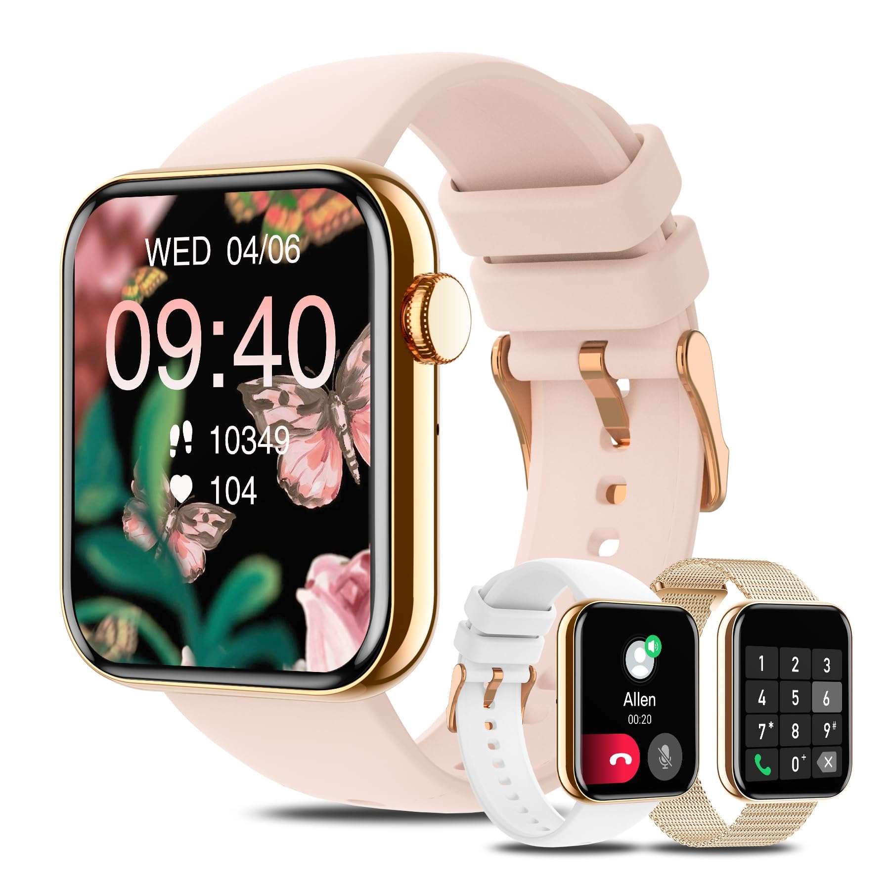 Betatree Smart Watch for iPhone & Android - 1.85