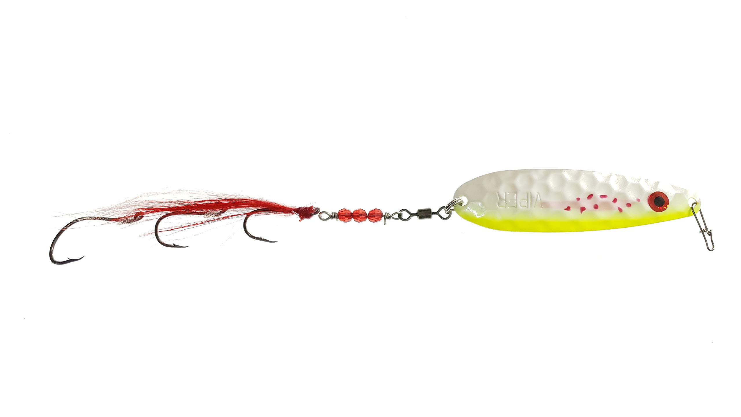 SP2 Buck Tail Fishing Spoon Lure - Premium Metal Spoon Bait for Bass, Trout & Walleye - Perfect for Freshwater & Saltwater Fishing