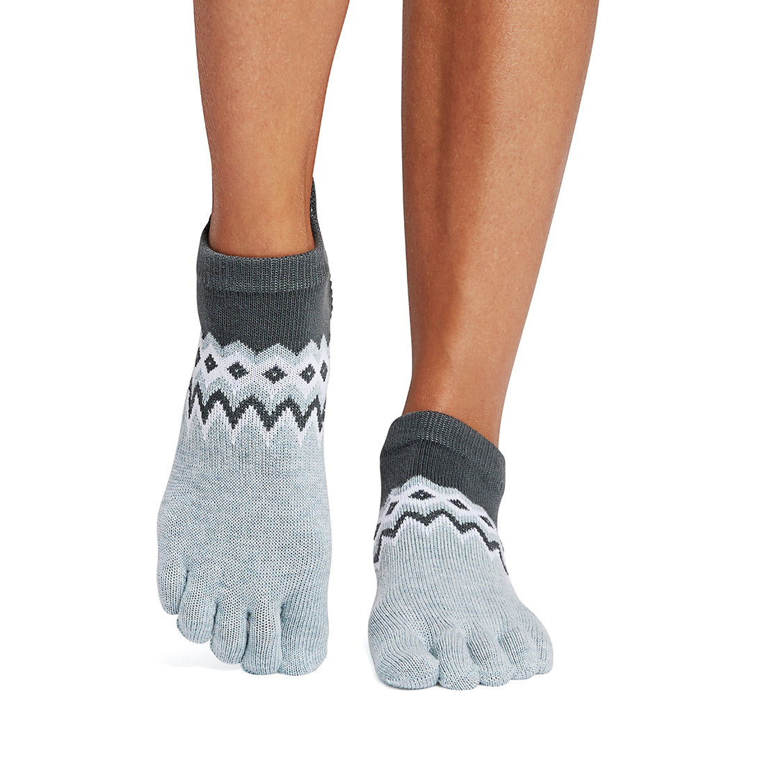 ToeSox Full Toe Low Rise Grip Socks - Non-Slip Yoga, Pilates & Barre Socks for Women - Spring and Fall 2024 Collection - Perfect for Dance, Workouts & Home Use