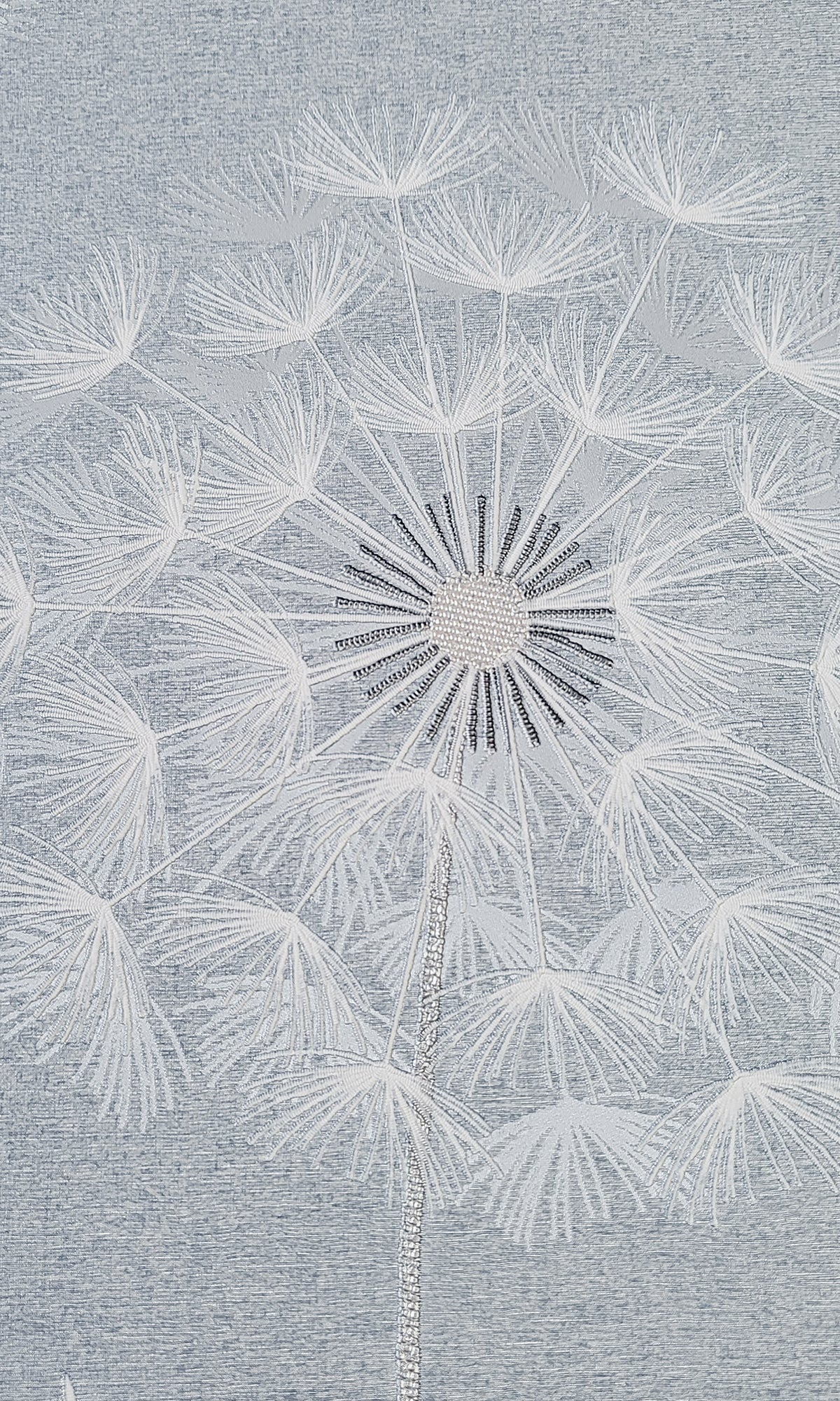 Blue Whimsical Dandelion Head Printed Wallpaper R9510 - Peel and Stick Removable Wallpaper for Bedroom, Nursery, Living Room Decor