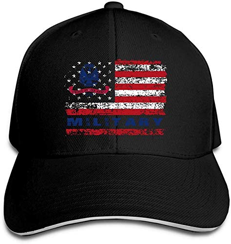 MJSTAR US Army Military Flag Unisex Trucker Hat - Adjustable Dad Baseball Cap for Men & Women - Perfect for Outdoor, Driving, Sports & Casual Wear
