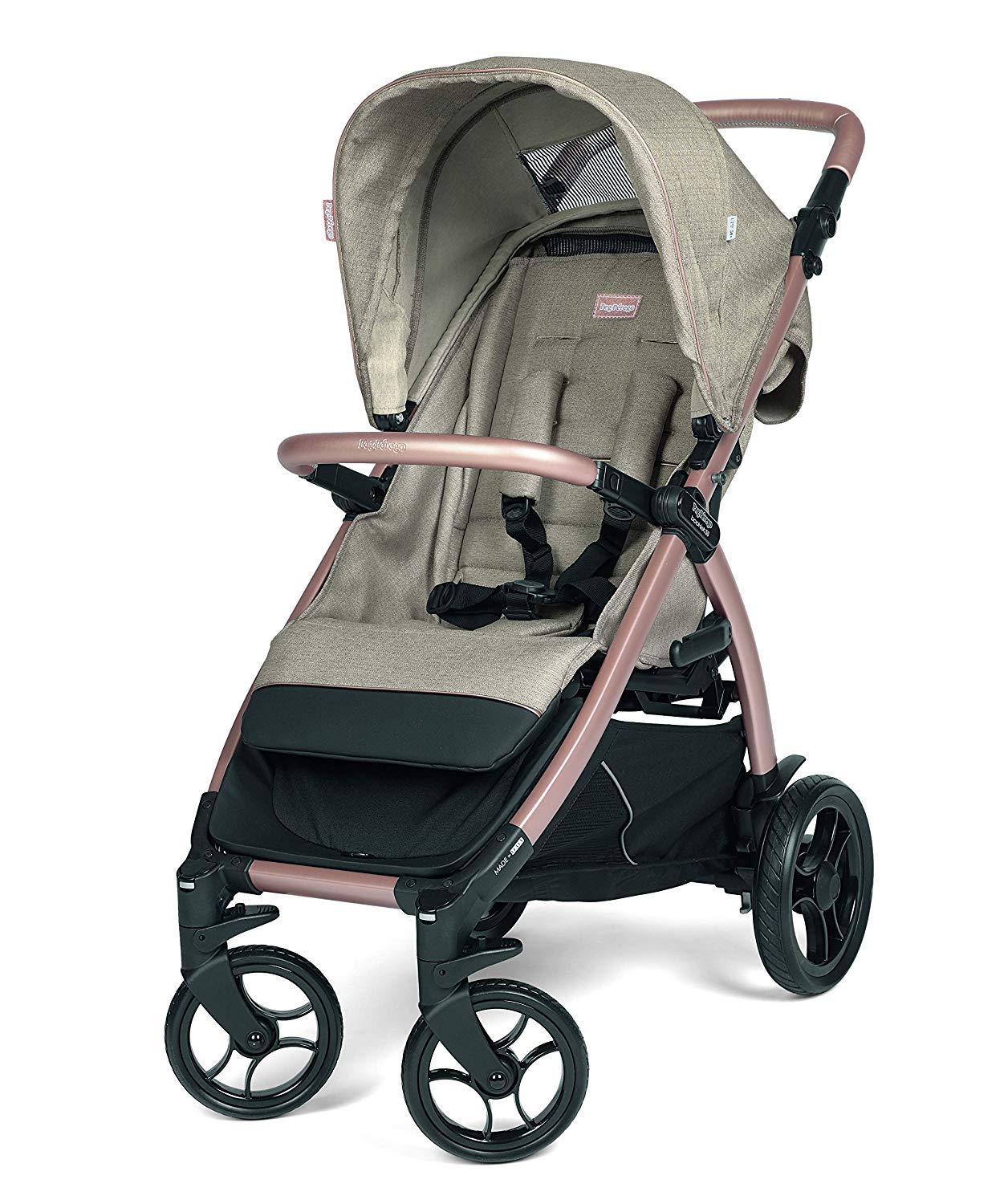 Peg Perego Booklet 50 Lightweight Compact Stroller for Travel & Everyday Use - Perfect for Urban Parents & On-the-Go Families
