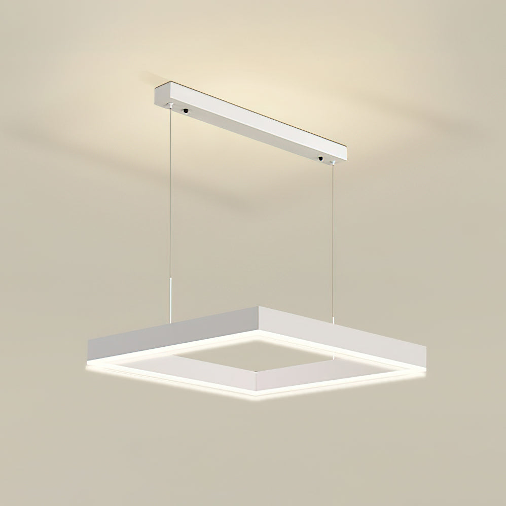 Elegant Multi-Tier Square Chandelier - Modern Crystal Ceiling Light Fixture for Dining Room, Living Room & Bedroom Decor