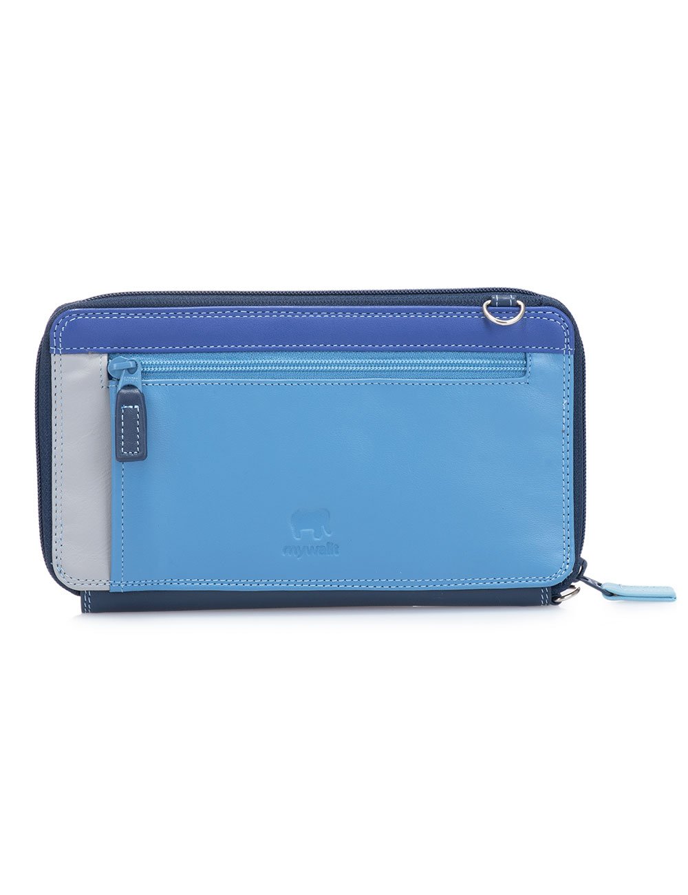Mywalit Zip Round Multi-Purpose Crossbody Purse with Shoulder Strap - Stylish Wallet for Women, Travel, Shopping & Everyday Use