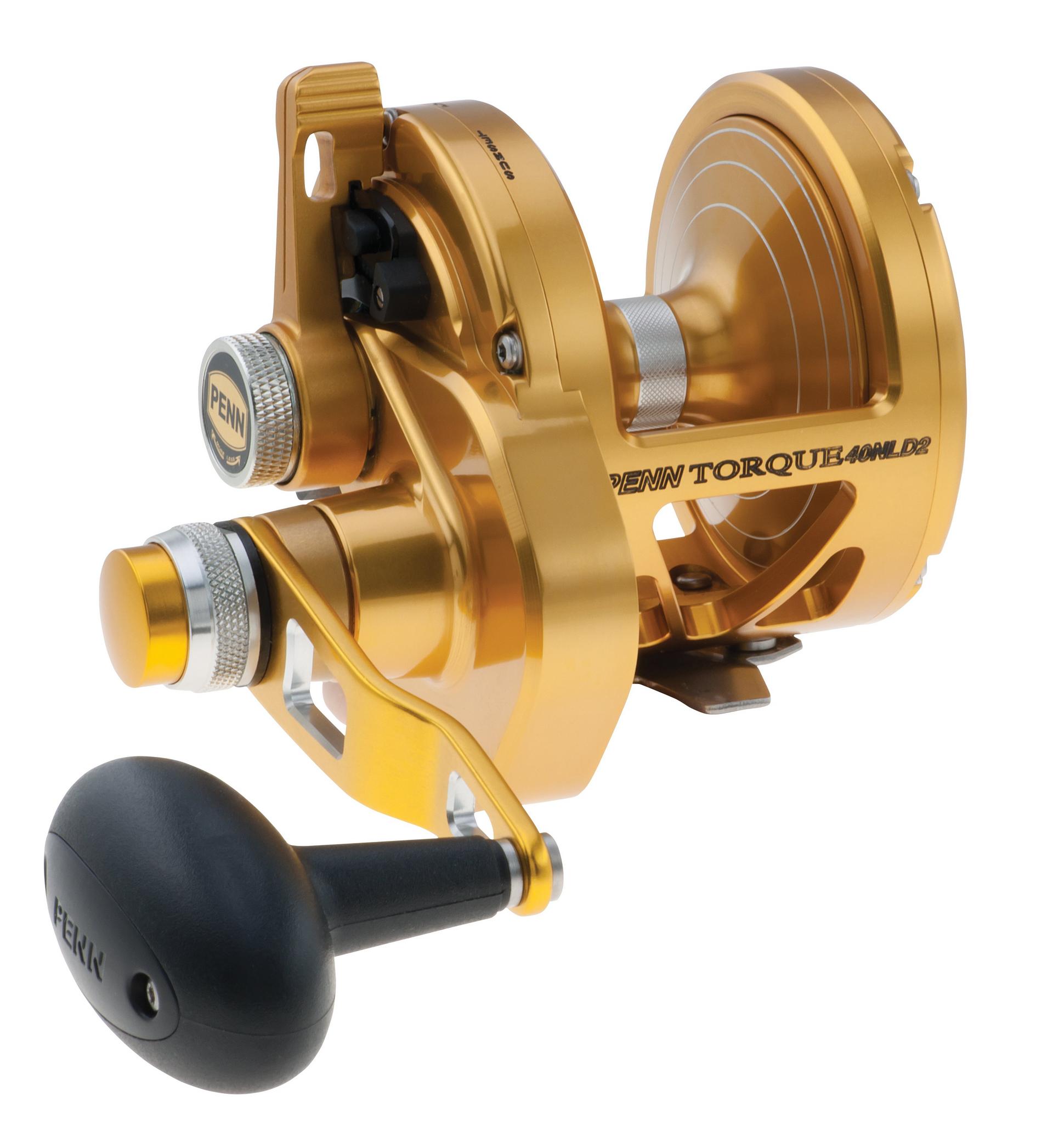 Torque® Lever Drag 2-Speed Conventional Fishing Reel - Saltwater & Freshwater Trolling Reel for Offshore & Inshore Fishing