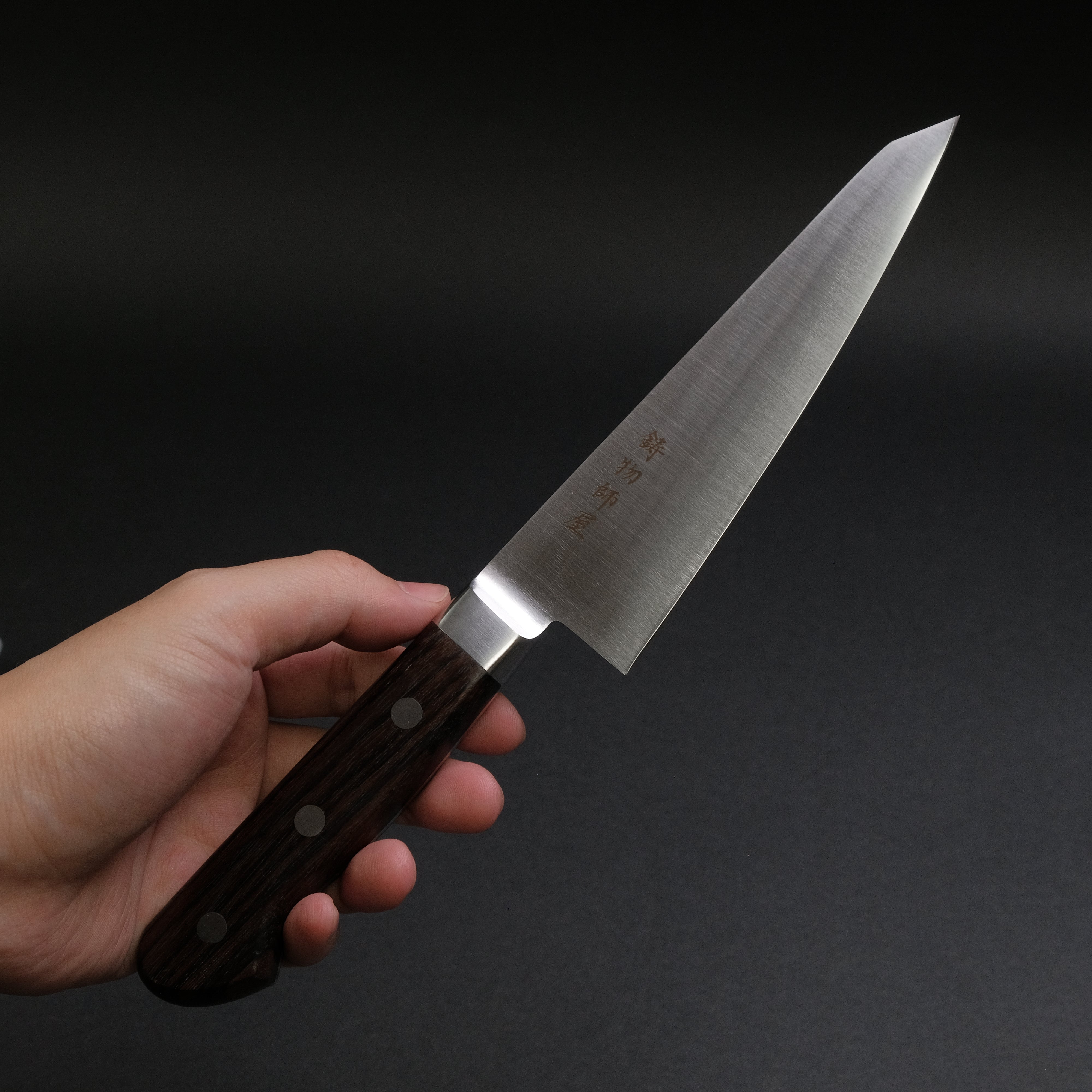 Hitohira Imojiya OKD VG 1 Honesuki Kaku 150mm Japanese Boning Knife with Rosewood Handle - Perfect for Poultry, Meat Cutting & Professional Kitchen Use