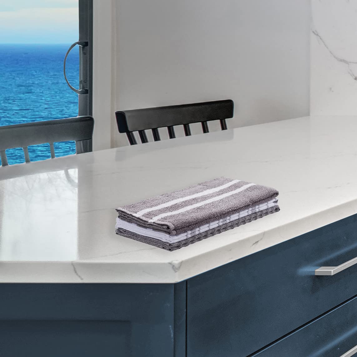 Nautica 100% Cotton Kitchen Towels Set of 3 | 18