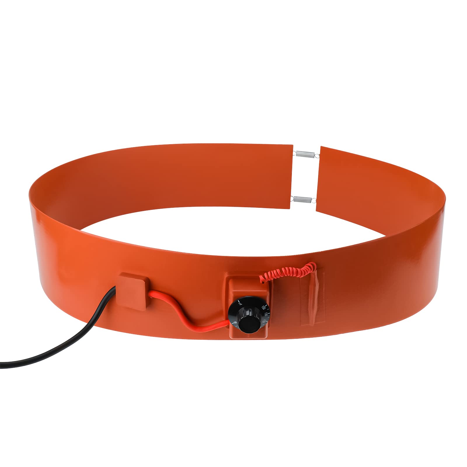 NORJIN 55 Gallon Metal Drum Heater - 1200W 120V Silicone Heating Pad with Digital Temperature Controller (5