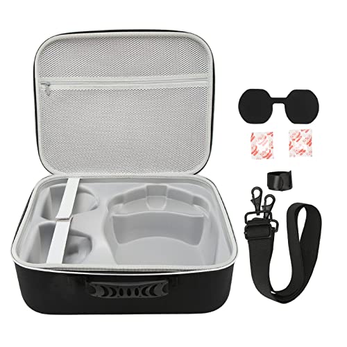 Zopsc PS VR2 Carrying Case - Durable Hard Shell Travel Storage Bag for PlayStation VR2 Headset & Accessories with Lens Protector & Shoulder Strap | Perfect for Travel, Home Storage & VR Gaming Protection
